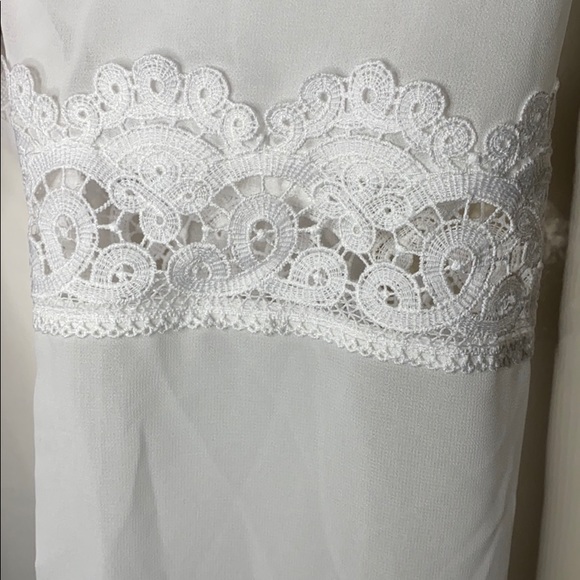 Express Sheer coverup w/ lace NWT - Picture 4 of 7